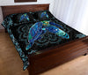 Turtle Paper Mandala Style Quilt Bed Set- Love Quilt Bedding Set