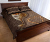 Fox Animal Leather Quilt Bed Set - Love Quilt Bedding Set