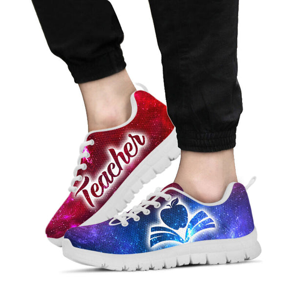 Teacher Galaxy2 Maroon Blue Kd Sneakers, Running Shoes, Shoes For Women, Shoes For Men, Cust- Love Sneakers