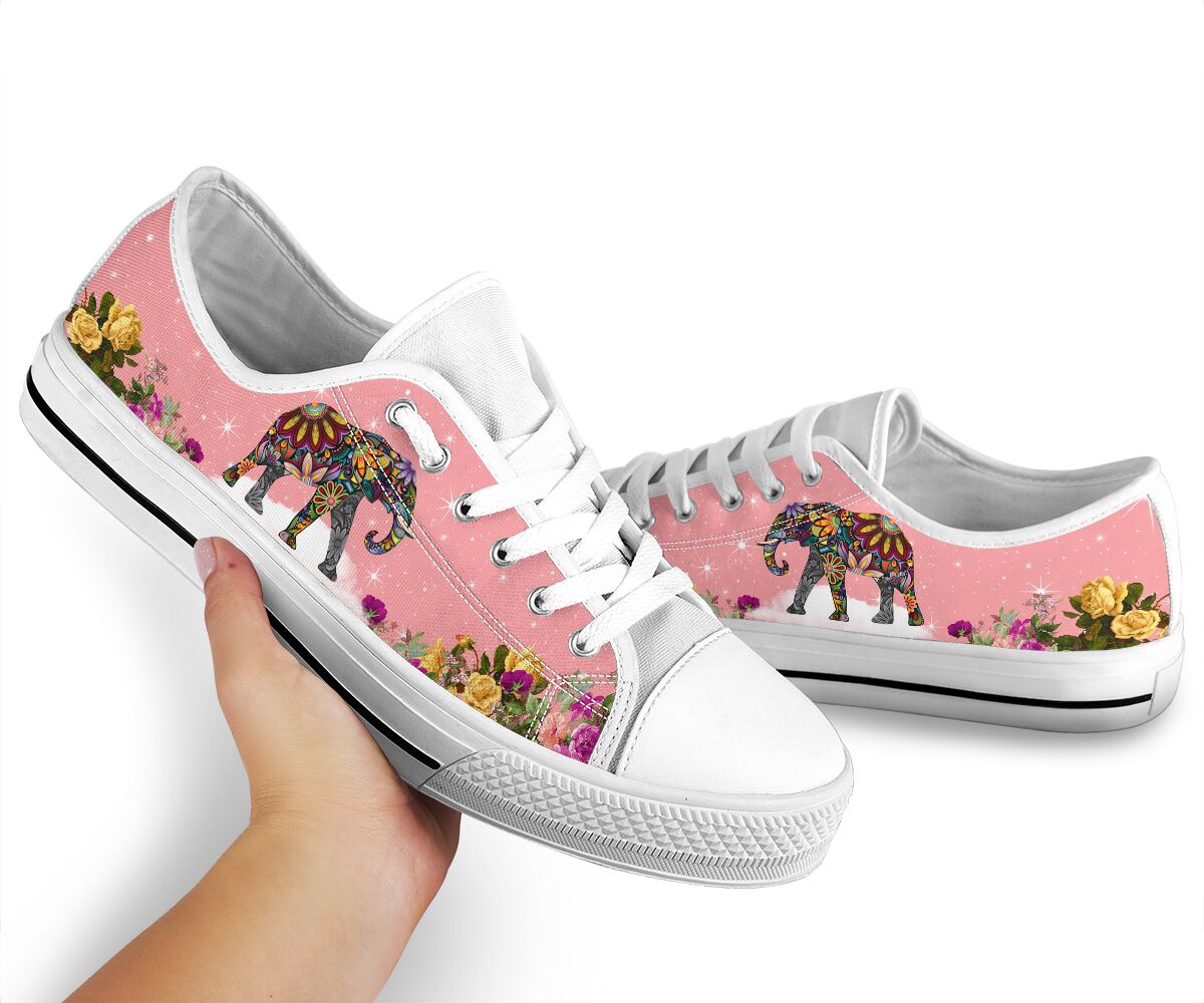 Elephant Flower - Low Top - El Shoe - Love Love Top Shoes