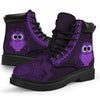 Owl Mandala Asboots Purple - Love All Season Boots