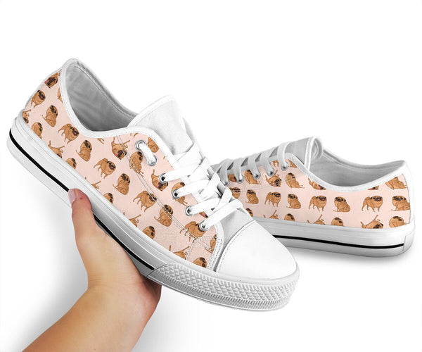 Pug Dog Shoe - Love Love Top Shoes