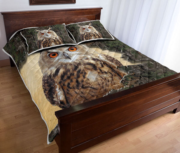 Owl Tree Tear Quilt Bed Set - Love Quilt Bedding Set