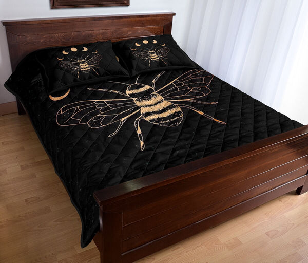 Bee Flower Quilt Bed Set 884614