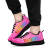 Back To School Teacher Pink Sneakers, Running - Love Sneakers