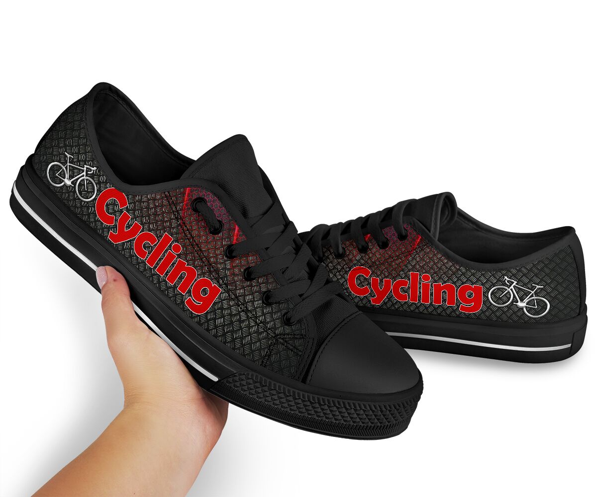 Cycling Red - Low Top Shoe - Love Love Top Shoes