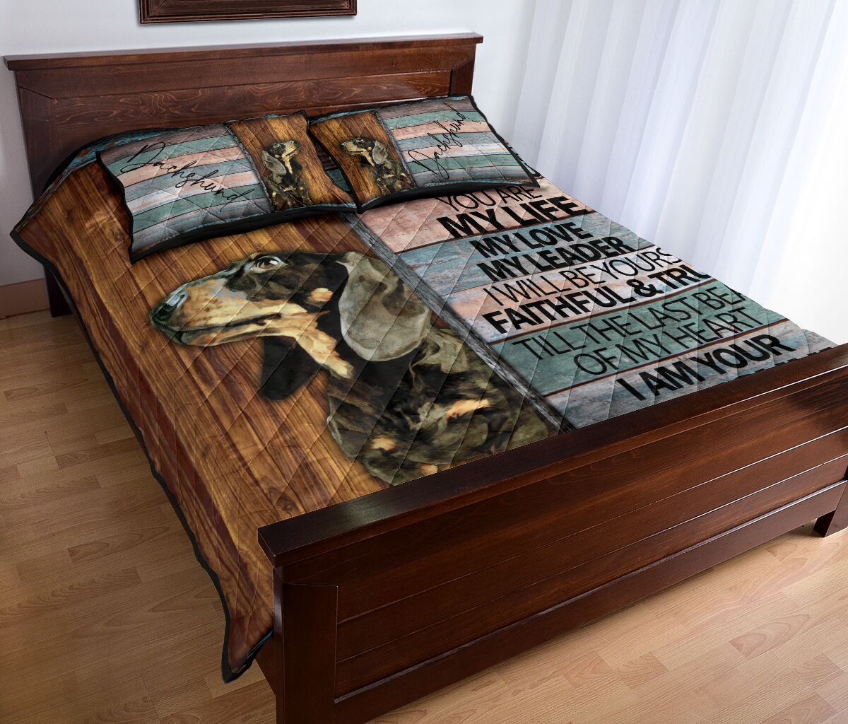 Dachshund Your Friend - Bed Set - Love Quilt Bedding Set