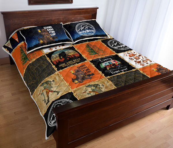 Quilt Bed Set - Camping - I Hate People 12 - Love Quilt Bedding Set