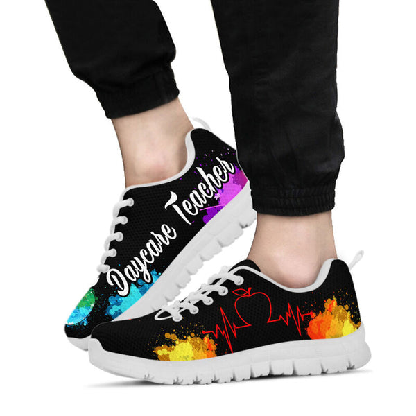 Daycare Teacher Art Sneakers, Running - Love Sneakers