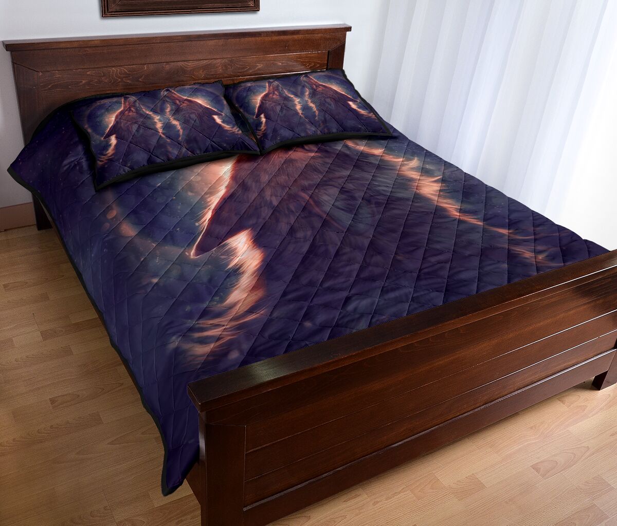 Wolf Quilt Bed Set 44 - Love Quilt Bedding Set