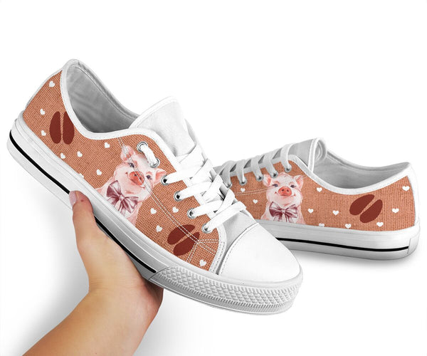 Pig Heart Low Top  Shoes