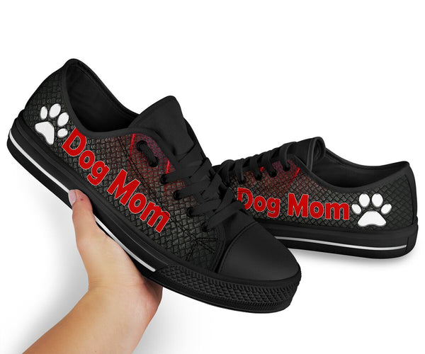 Dog Mom Red - Low Top Shoe - Love Love Top Shoes