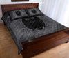 Owl Mandala Grey Quilt Bed Set - Love Quilt Bedding Set