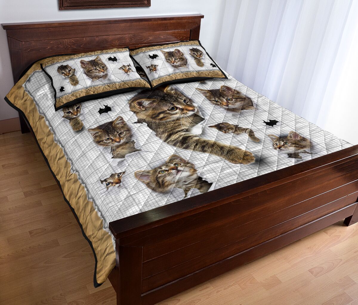 Quilt Bed Set - Cat 33 - Love Quilt Bedding Set