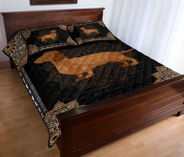 Dachshunch Quilt Bed Set 16 - Love Quilt Bedding Set