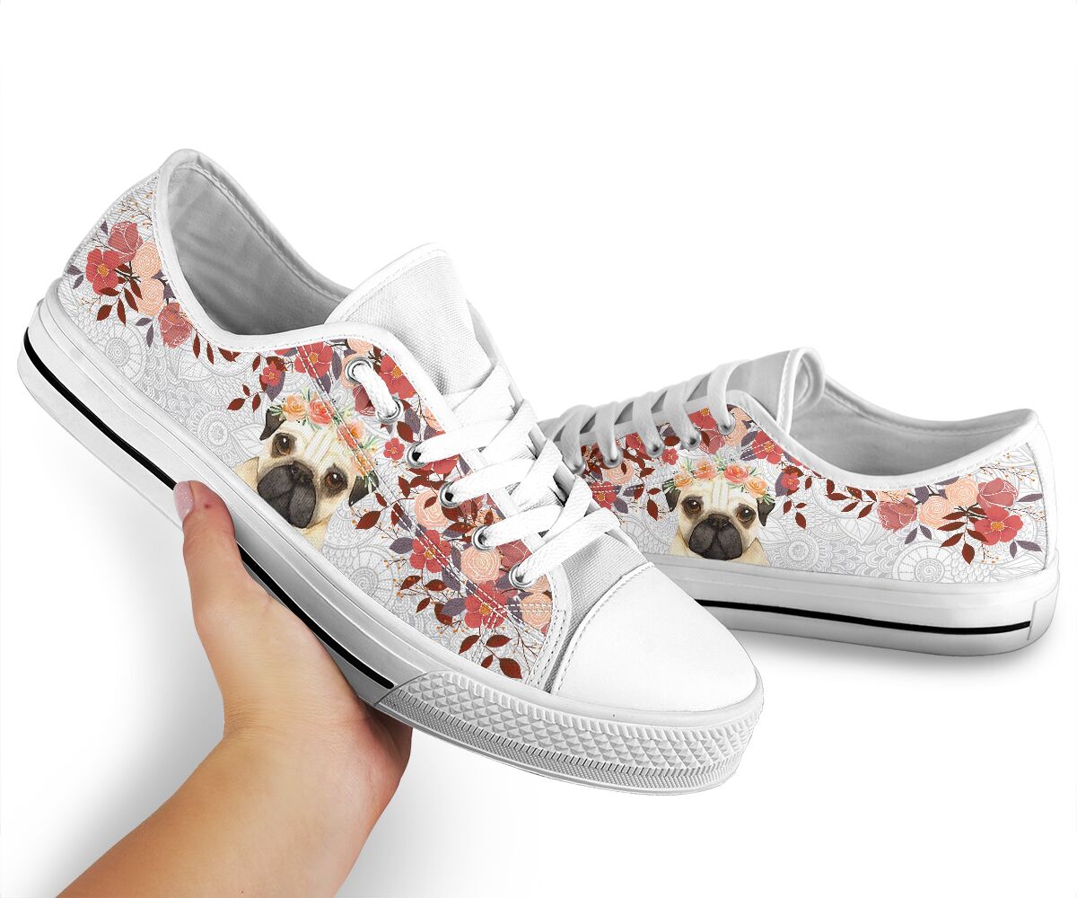 Pug Low Top Shoe - Love Love Top Shoes