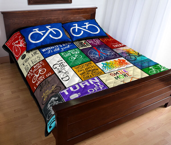 Cycling Unlimited - Bed Set - Love Quilt Bedding Set
