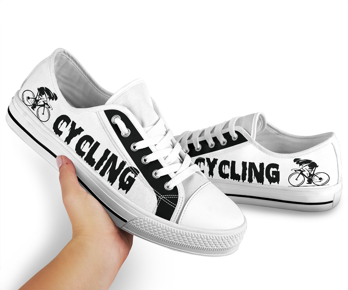 Cycling White - Low Top Shoe - Love Love Top Shoes
