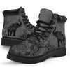 Elephant Mandala Edition Gray Boots Sky - Love All Season Boots