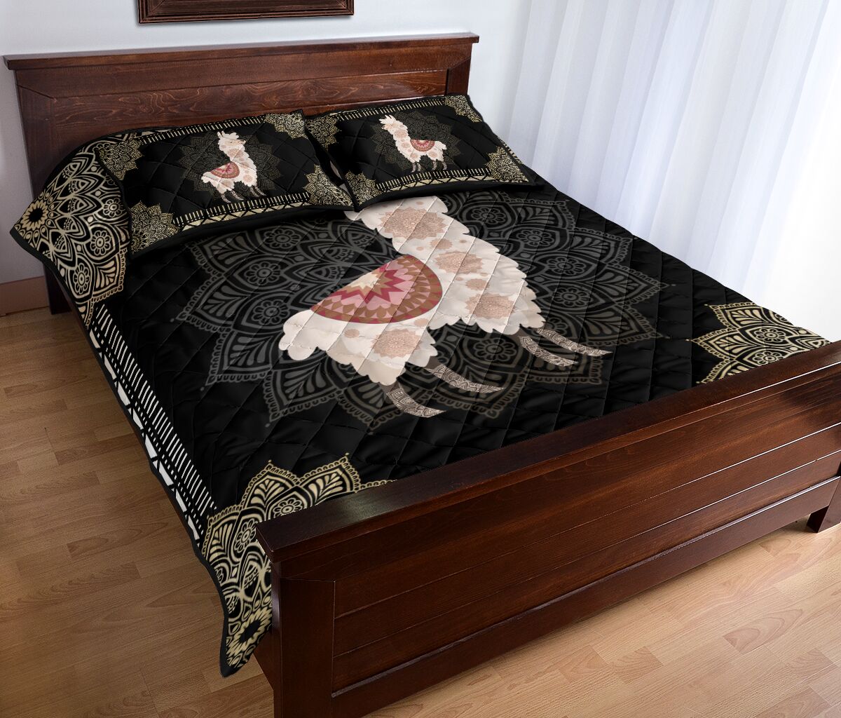 Llama Quilt Bed Set 19 - Love Quilt Bedding Set