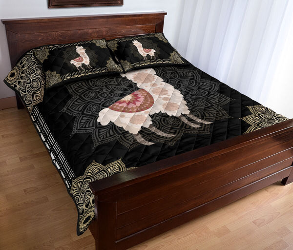 Llama Quilt Bed Set 19 - Love Quilt Bedding Set