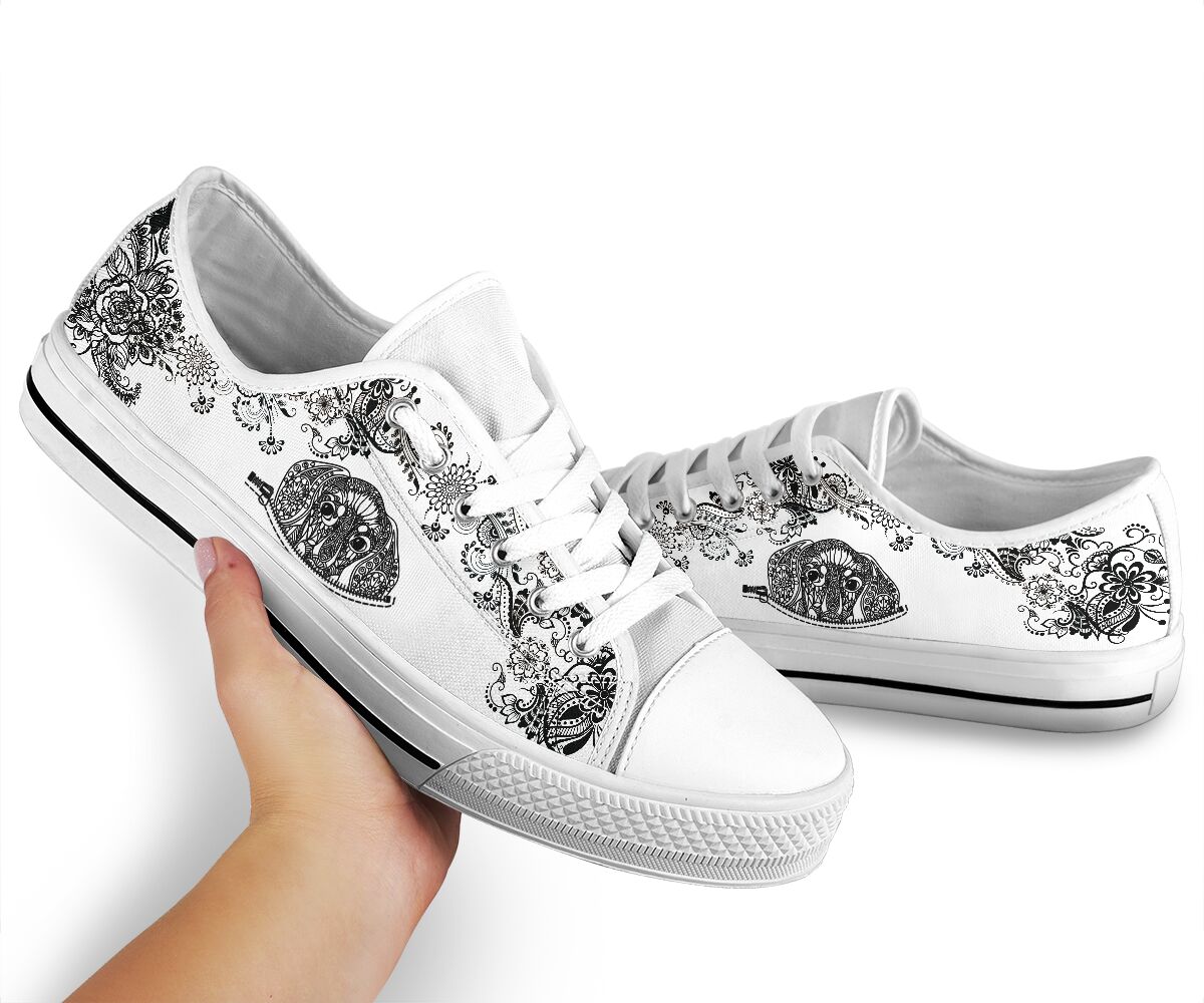 Dachshund Low Top Shoes - Love Low Top Shoes