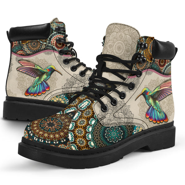 Hummingbird - Vintage Mandala Asboot Sky Kd - Love All Season Boots