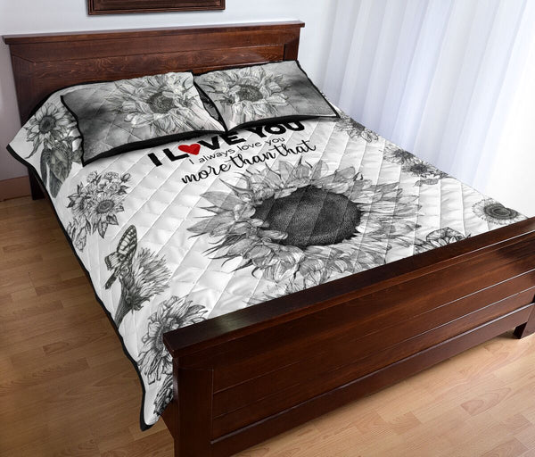 Quilt Bed Set - To My Mom - Sunflower - No Matter 78 - Love Quilt Bedding Set