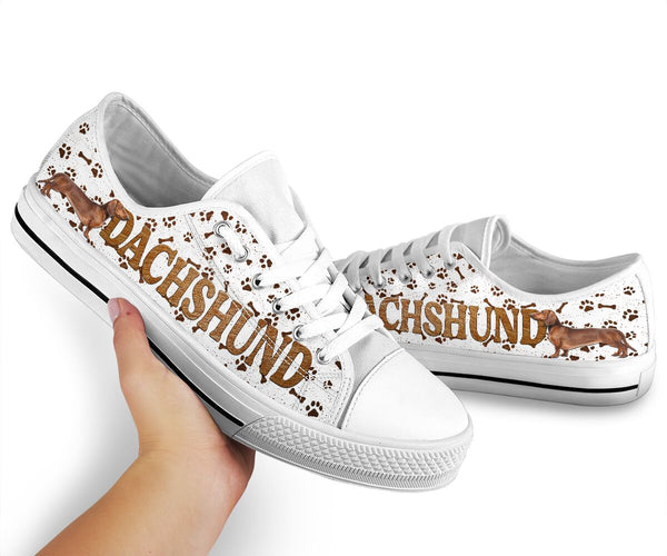 Dachshund Fur Texture - Low Top Shoe - Love Love Top Shoes
