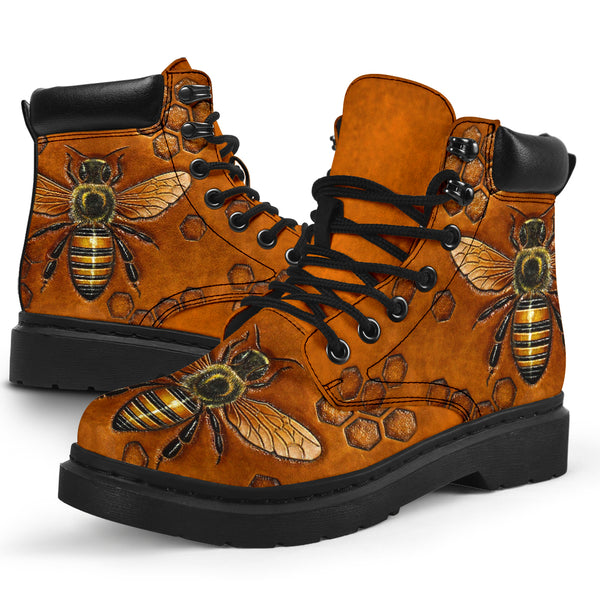 Bee Yourself Boots Sky - Love All Season Boots