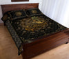 Fox Gold Quilt Bed Set - Love Quilt Bedding Set