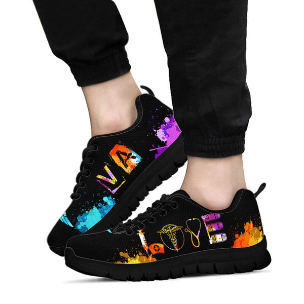 Va Love Art Sneakers, Running Shoes, Shoes For Women, Shoes For Men, Custom Shoes, L- Love Sneakers