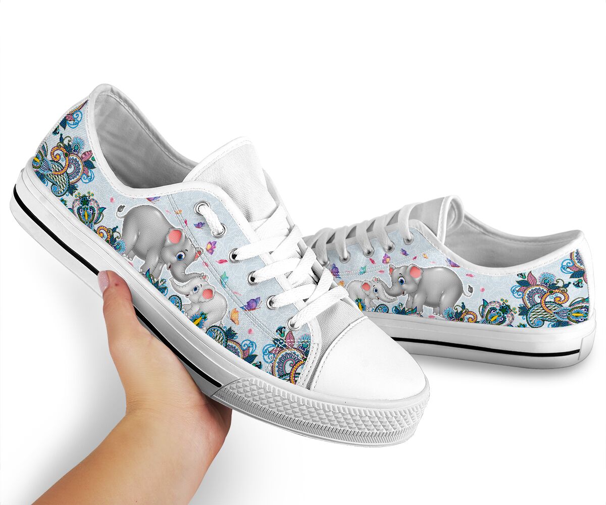 Elephant Paisley Low Top Shoes
