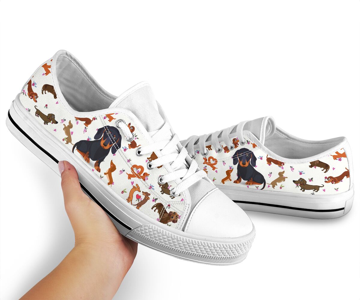Dachshund Low Top - Dt04 Shoe - Love Love Top Shoes