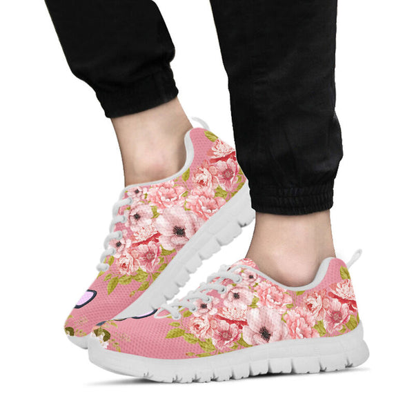 Heeler Flower Shoes Sneakers, Runni- Love Sneakers