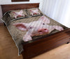 Pig Dry Soil Cracking 3d - Love Quilt Bedding Set