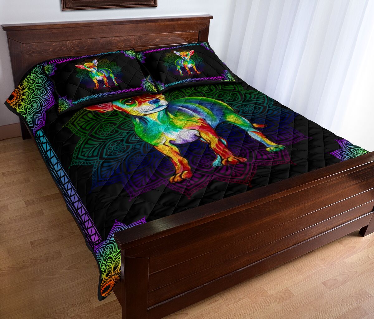 Quilt Bed Set - Chihuahua 52 - Love Quilt Bedding Set