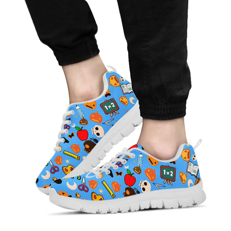 Teacher - Halloween Blue Kd Sneakers, Runni- Love Sneakers