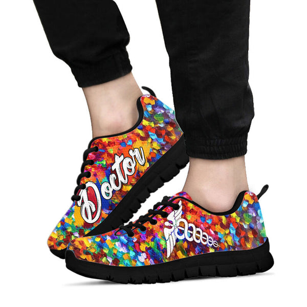 Doctor Paint Art Kd Sneakers, Running Shoes- Love Sneakers