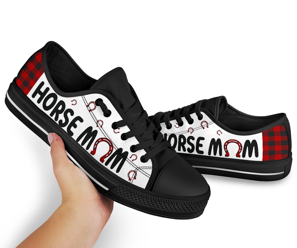 Horse Mom Paid Low Top  Shoes