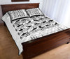 Shark Staves Style Quilt Bed Set - Love Quilt Bedding Set
