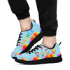 Teacher Abc Blue Sole Black Sneakers, Running Shoes, Shoes For Women, Shoes For Men, Custom - Love Sneakers