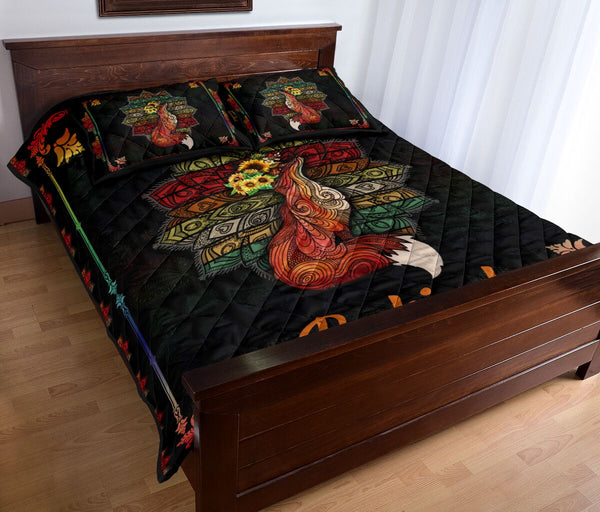 Quilt Bed Set - Fox - Vintage - You Can Be Anything 29 - Love Quilt Bedding Set