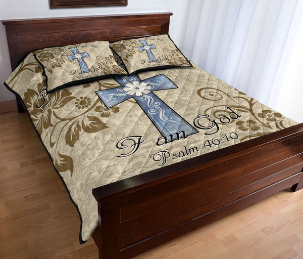 Cross Quilt Bed Set - Love Quilt Bedding Set