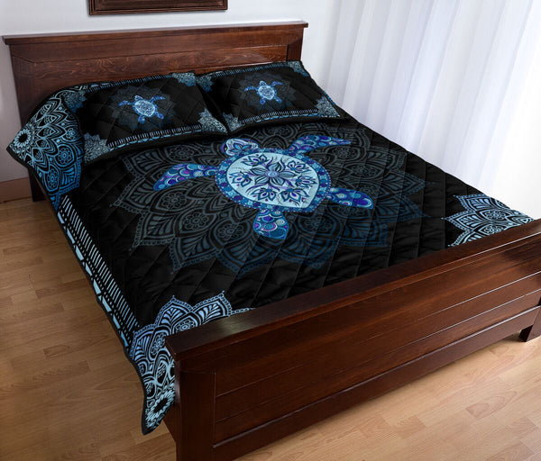 Turtle Quilt Bed Set 79 - Love Quilt Bedding Set