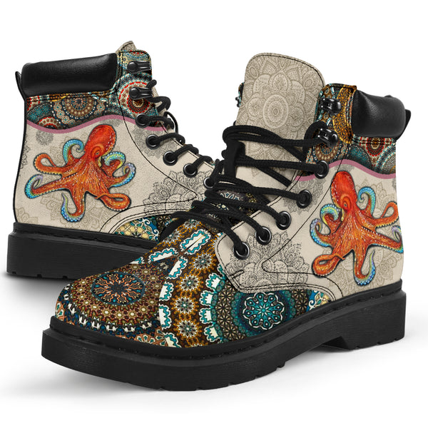 Octopus - Vintage Mandala Asboot - Love All Season Boots