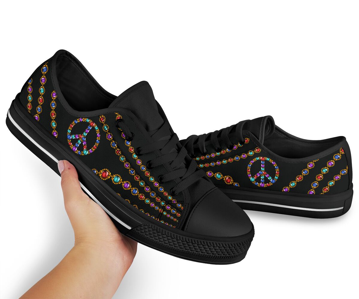 Peace Lowtop Shoe - Love Love Top Shoes