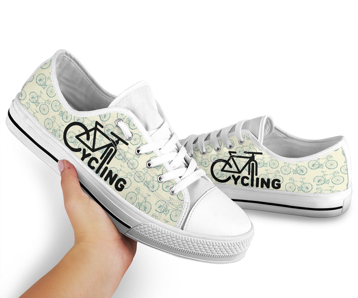 Cycling Pattern Low Top Shoes