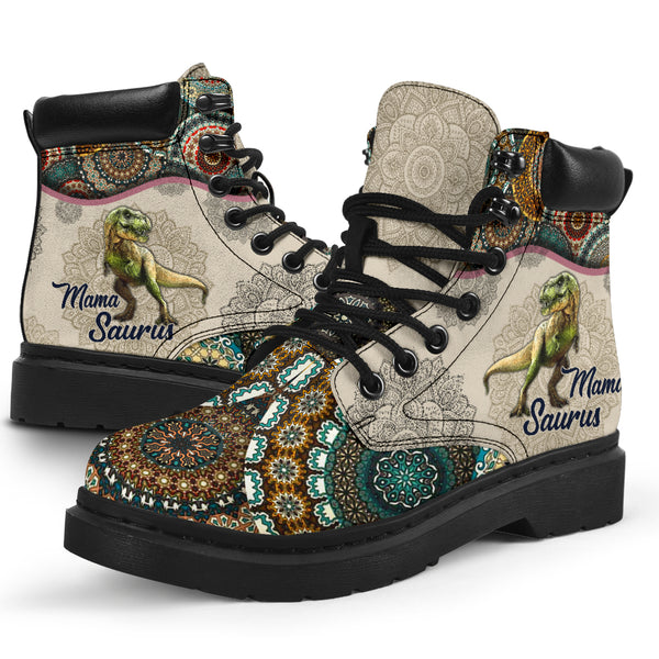 Mama Saurus - Vintage Mandala Asboot Sky - Love All Season Boots