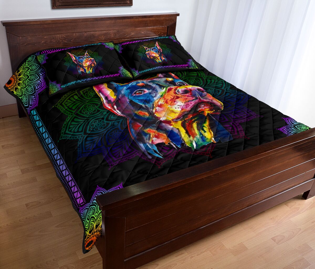 Quilt Bed Set - Dobermann 33 - Love Quilt Bedding Set